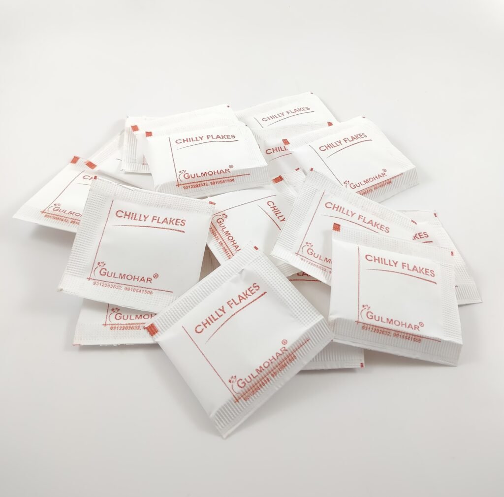 Chilli Flakes Sachets - add some spice in life